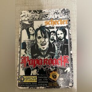 Papa Roach VIP pass at the Grove of Anaheim Saturday, January 17, 2009